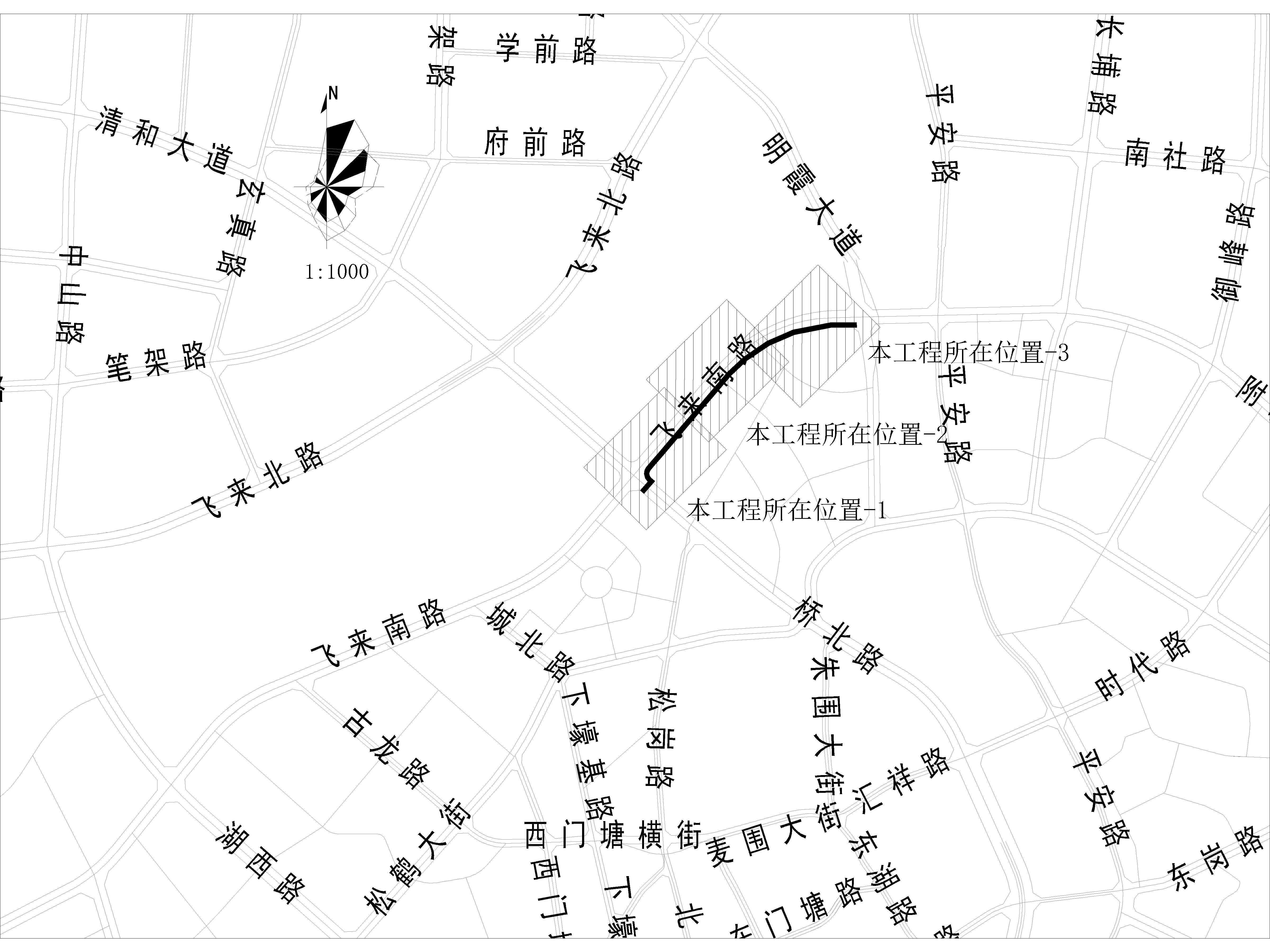 飛來南路市政中壓燃氣管道工程-報建-布局1.jpg