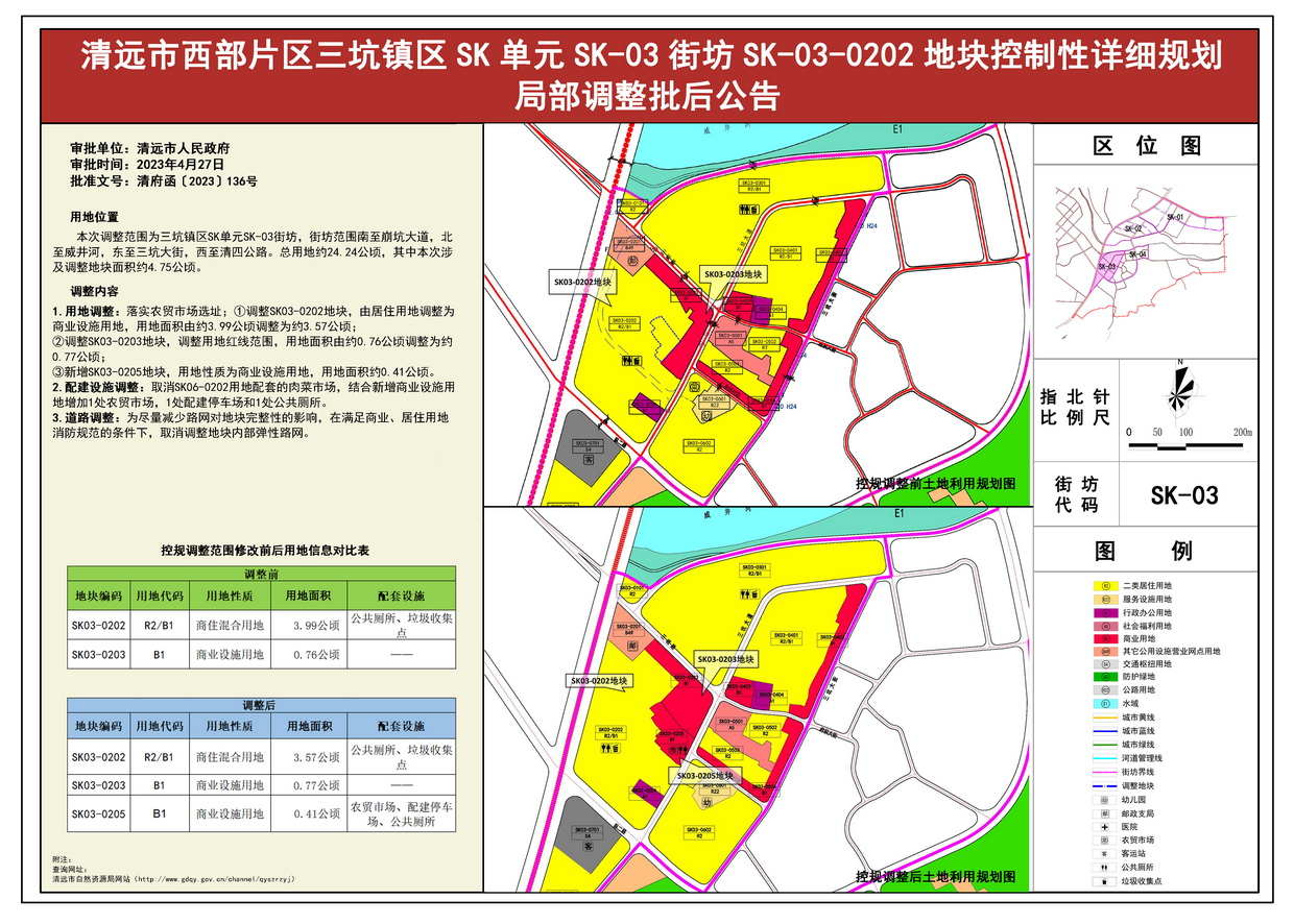 11-清遠市西部片區(qū)三坑鎮(zhèn)區(qū)SK單元SK-03街坊SK-03-0202地塊控制性詳細規(guī)劃局部調整批后公告.jpg