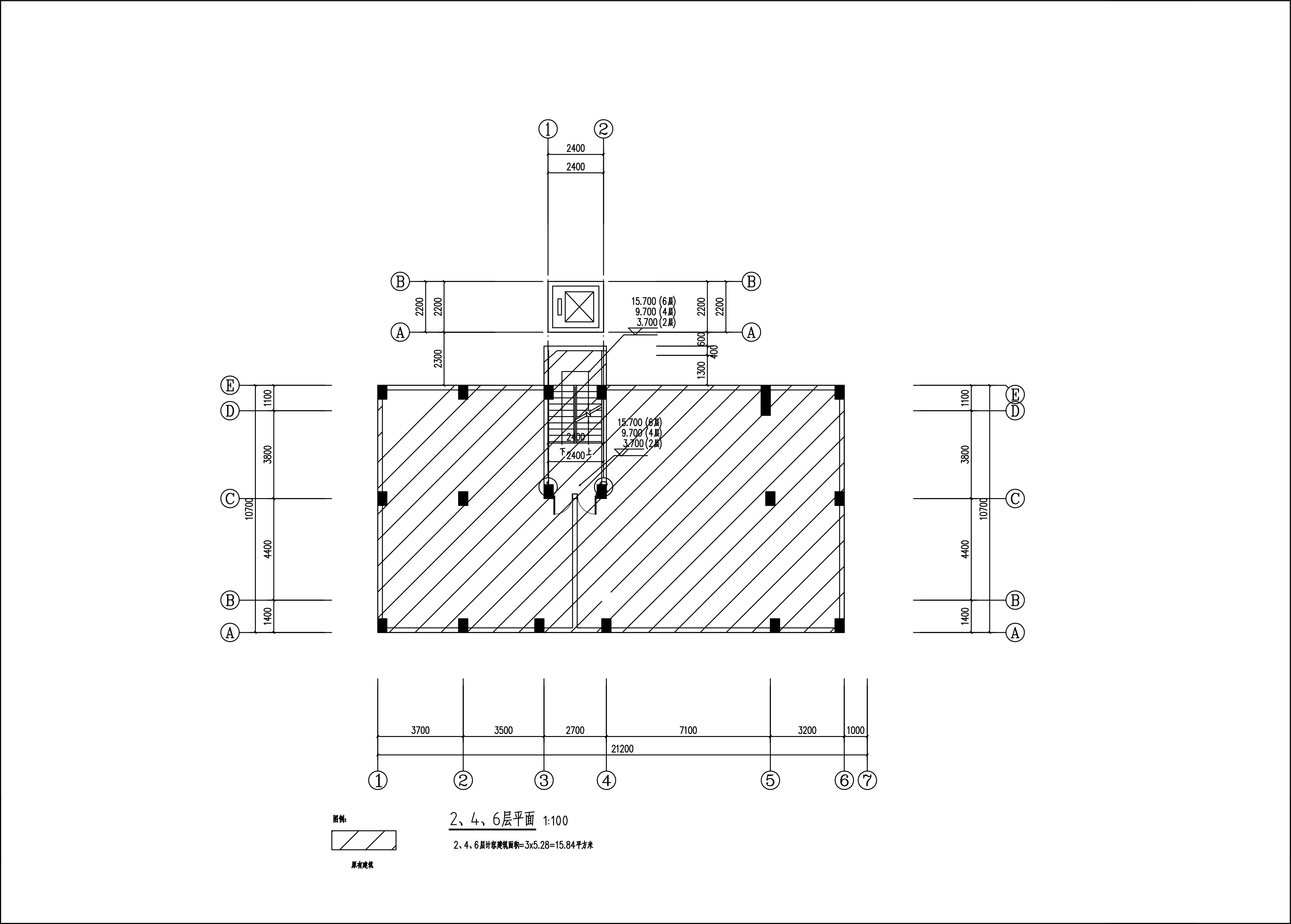 新城清遠(yuǎn)供電局宿舍電梯建筑圖_2、4、6層 不設(shè)電梯出入口.jpg