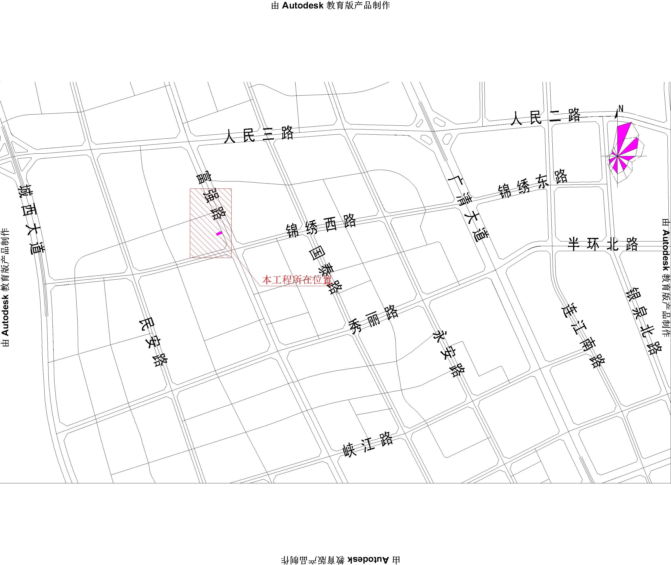 清遠市清城區(qū)智慧中學（富強路）市政中壓報建-布局1.jpg