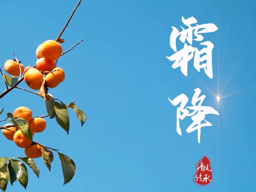 霜降：霜華漸落 更見秋實(shí)